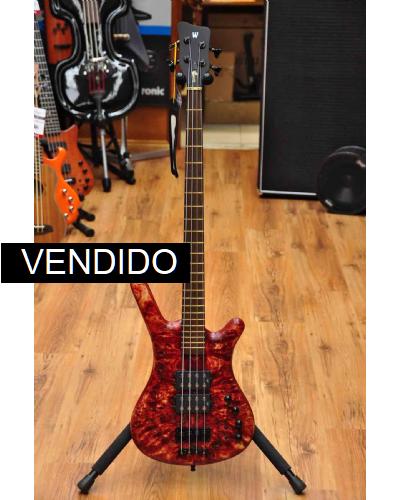 Warwick Corvette $$ SE Stone Bleached Red 4